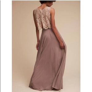 Jenny Yoo Collection Hampton Long A-Line Skirt